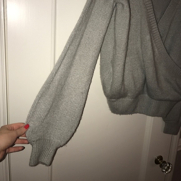 LF Grey, Oversized Wrap Sweater - Picture 3 of 3